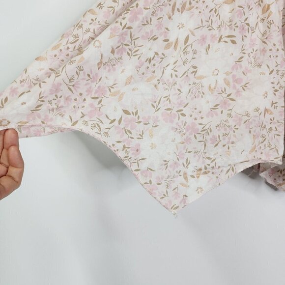 Shabby Chic Baby Toddler 3T Girl Dress Pink Floral Print Fit & Flare Ruffled - Picture 5 of 10